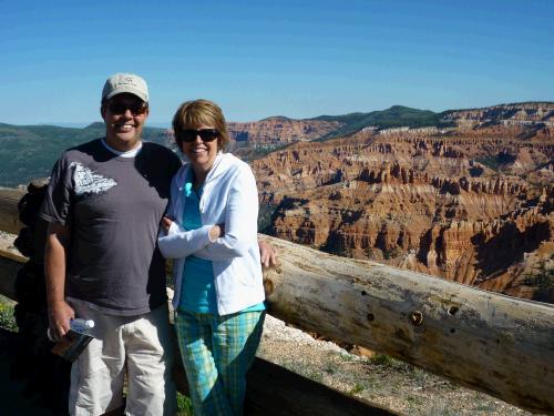 Our friends, Steve and Marla Lundgren. This was their first time to Cedar Breaks.