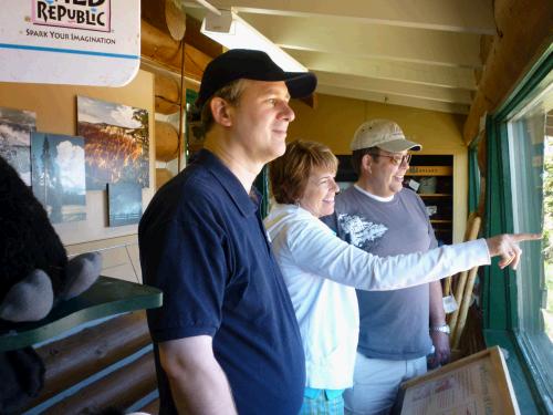 The Visitor Center had great view windows.