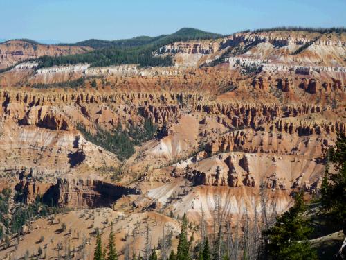 All the small stacked formations are supposed to remind you of chessmen lined up.