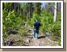 We took a short hike looking for wild flowers.  We happened to be there on the first day of the official wildflower festival, but I think their dates were about a week too early  this season because there weren't really any to see yet.  Nature is so unpredictable!