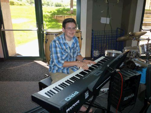 Clark loves to be a part of jazz camp every year.
