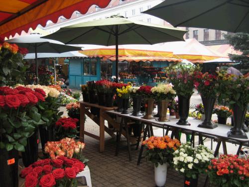 Flowers for sale.