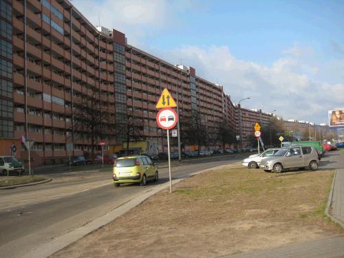 Longest apartment building in all of Europe.  It is about 1 1/2 miles long!