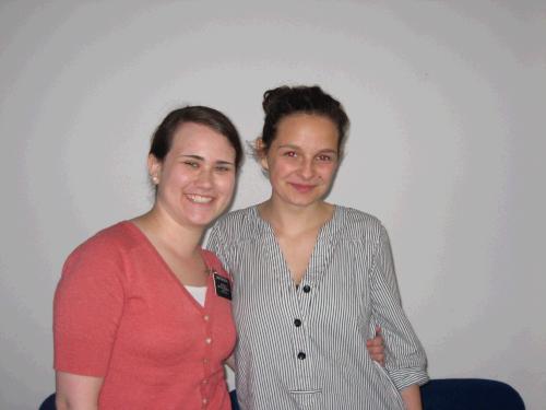 With Marta (who was baptized a month after I left Poznan)