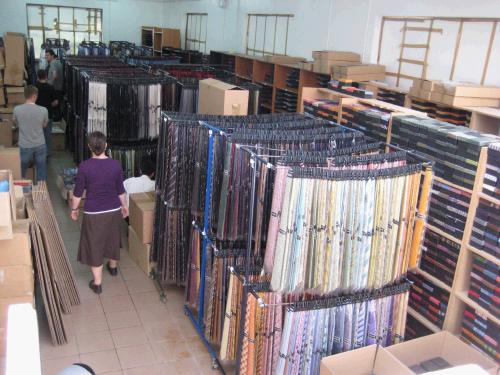 There's this investigator named Adam who has this humongous warehouse of ties.  I have never seen so many ties in my life!