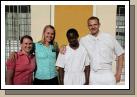 The big day arrives -- Andy Lukman from Nigeria is baptized in Warsaw.