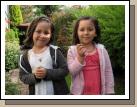 Twin girls - sisters of Dominik who is a member.