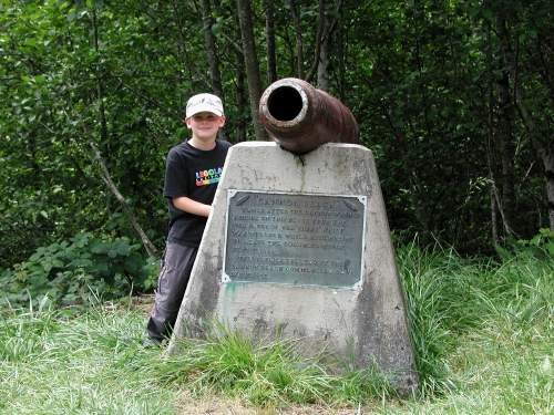 Cannon Beach was named for the cannon that washed ashore from a U.S. war ship that wrecked while attempting to leave the Columbia River.