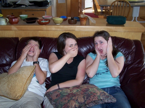 Or, is it we see no evil, speak no evil and hear no evil?