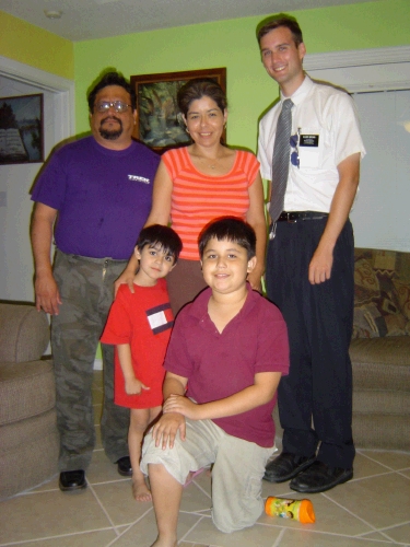 Sister Obregon is the one who called me last spring with a recipe all the elders love for Tres Leche cake.  I made it for my family for General Conference.  She speaks very good English and was very fun to talk to -- it was so nice of her to call.
