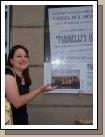 florence: our flyers were all over! we were famous :) concerts went great and lots of people came!