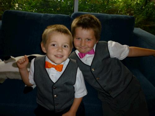 Anne's nephews, Isaac and William.