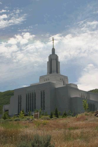 The next day, July 1st at the Draper Temple.