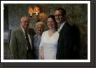 Another picture with the grandparents who arrived home from a month in Europe just in the nick of time for the wedding.