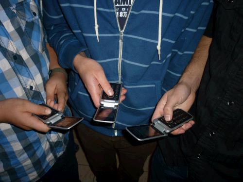 ...and matching cell phones.