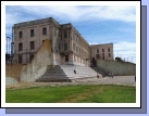 Looking back towards the penitentary.  I'm the little person on the big stairs.  
