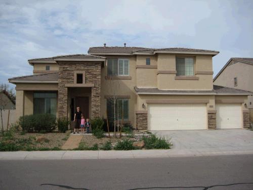 Melinda and Jared's new house.