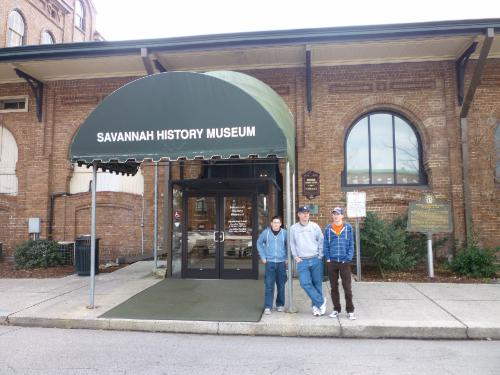 The first stop was the Savannah History Museum which was housed in the original Savannah train station.  