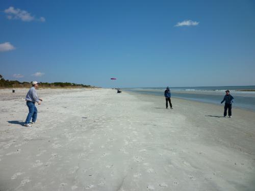 Another beautiful day, so out we went with the frisbee.