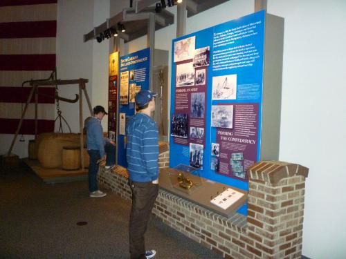 They did a really nice job explaining all the history -- the slaves, the cotton and the war.