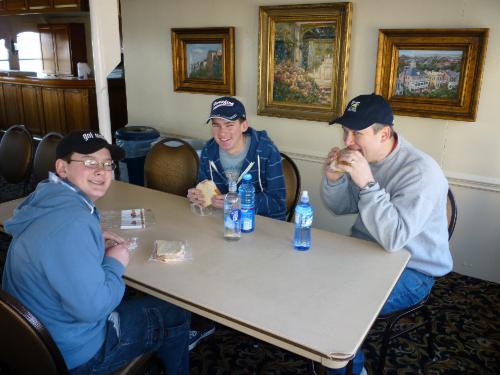 We took along a picnic lunch to eat on the ferry.