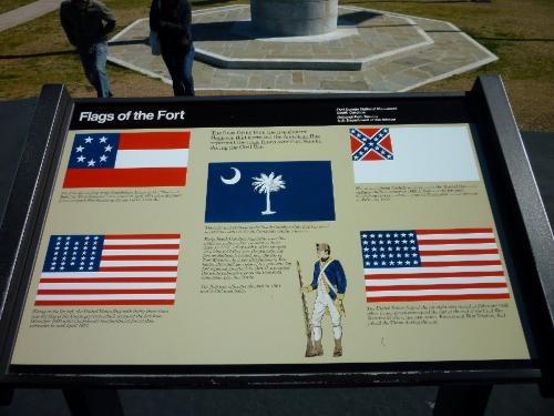 They had an explanation about all the flags -- probably too small for you to read.