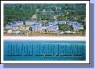 This is the Grande Ocean Marriott where we stayed. It's hard to take a picture from that vantage point, so we just bought a post card.