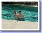 The beautiful pools were too cold to swim in, but there was a heated lap pool that we did get to spend some time in.