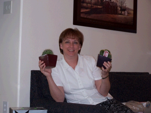 Ok -- since I can't keep anything alive on the deck in the shady west sun, Phillip game me a couple of cacti -- can you kill a cactus?