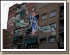 They hang these lights in the streets during festivals and celebrations.  They make it feel like Disneyland to me.