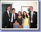 The Gordon family. Back row: Me, Gerardo, Marisol, Stefanie, Elder Karren. Front row: Valeria. (Yes, she looks like that a lot...she has a very strong personality. Makes me laugh.) Gerardo is a counselor in the branch presidency. Their family is so wonderful. They try to have the missionaries over to eat weekly, even though they are such busy people.