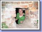 and had to be a bit creative in getting in and out of the castle!