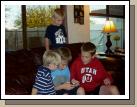 With the exception of Justin Morgan (the one in the red sweatshirt) the whole family are BYU fans!