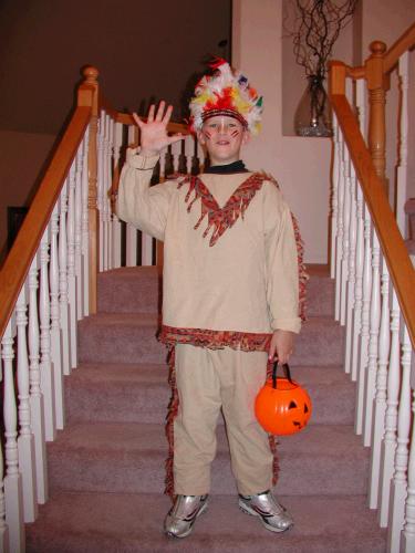 "How."  
What do you think about his new age moccasins?