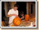 The intense carving begins...