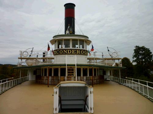Up on deck you could just imagine yourself in the water.