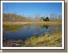 There was a pretty pond right next to the property with ducks that swam away when we tried to feed them -- silly ducks!