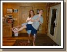 He just didn't look quite as graceful as she did.:)